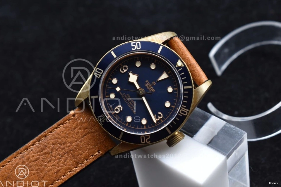 Strap) V3 XF on (Free Edition Leather Bronze Heritage Nato Bay 1:1 A2824 Best Black Aged Brown Strap Blue 0122